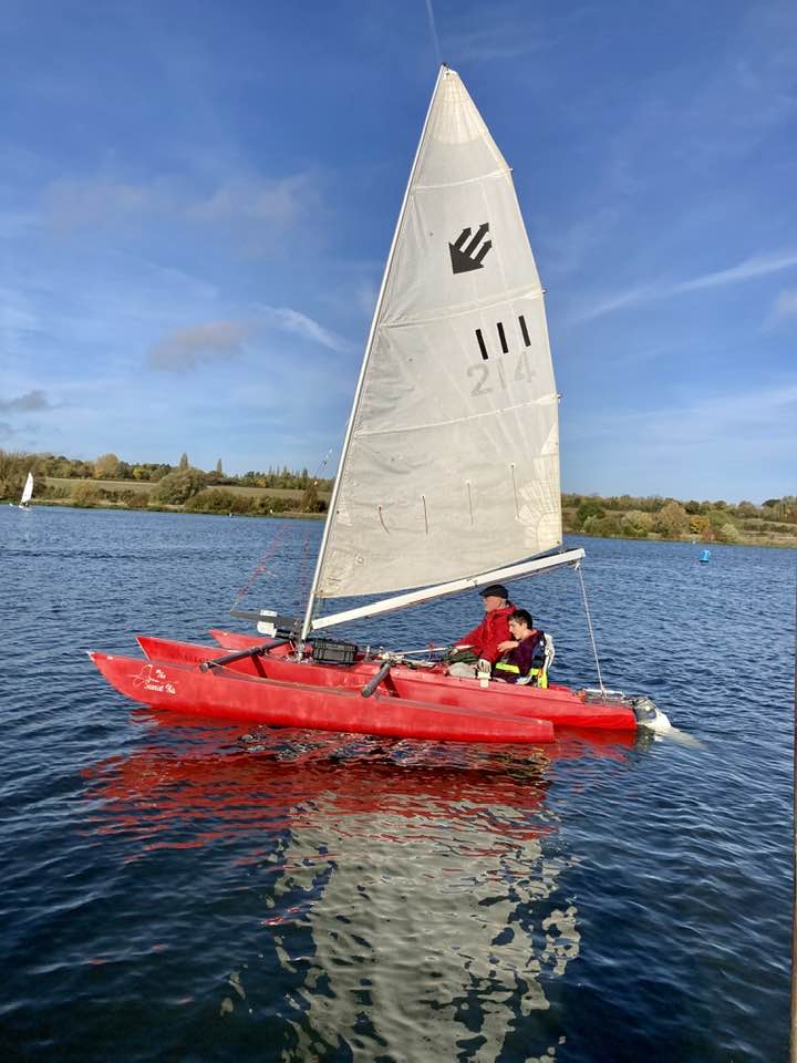 A challenger sailing boat